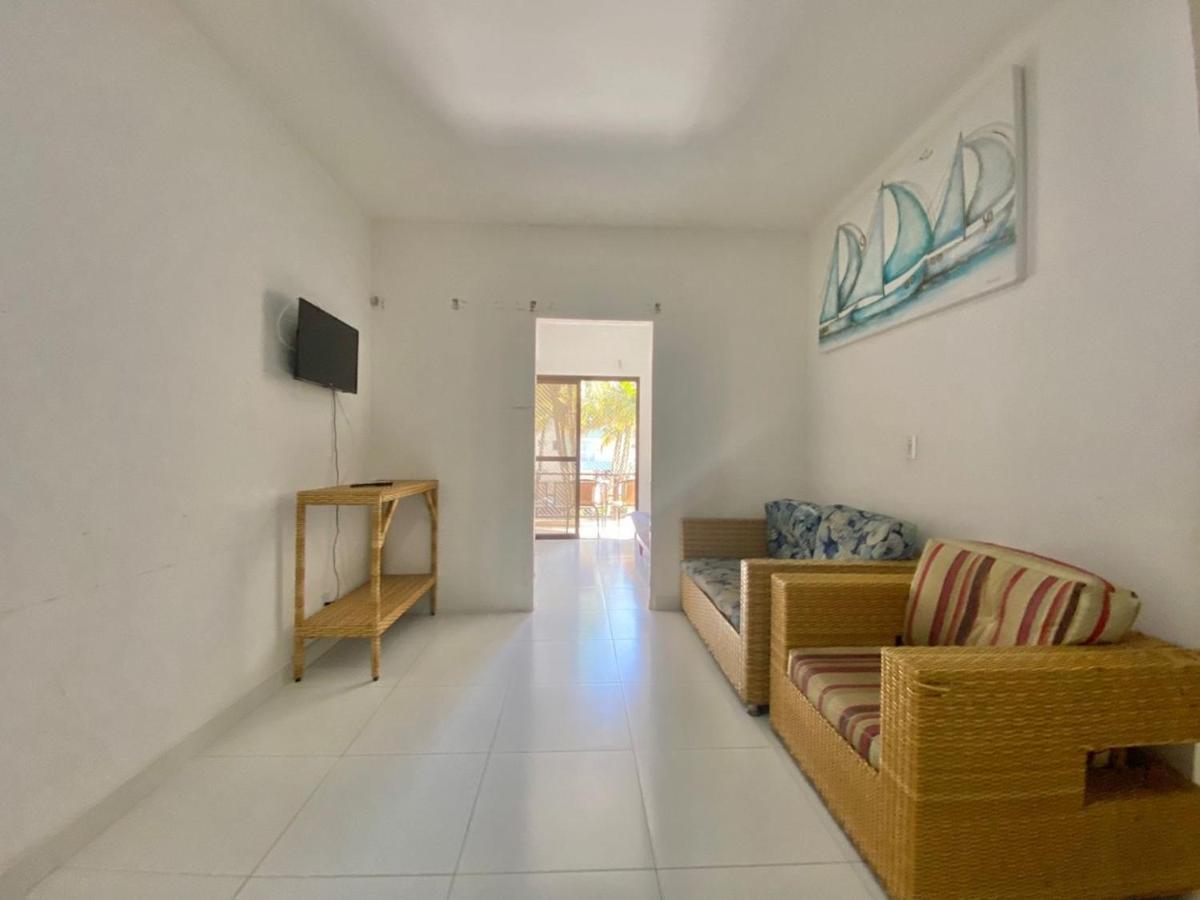 Apartamento Pe Na Areia Com Piscina Vista Mar Bairro Nobre — Fotos 1