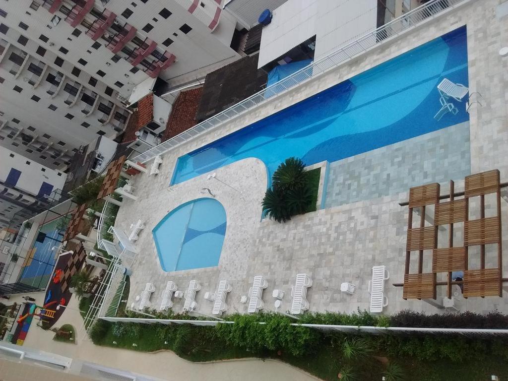 Apto Na Ocian, Com Vista Para O Mar, Piscina, 2 Quartos, Ar Condicionado - Praia Grande (Santos)