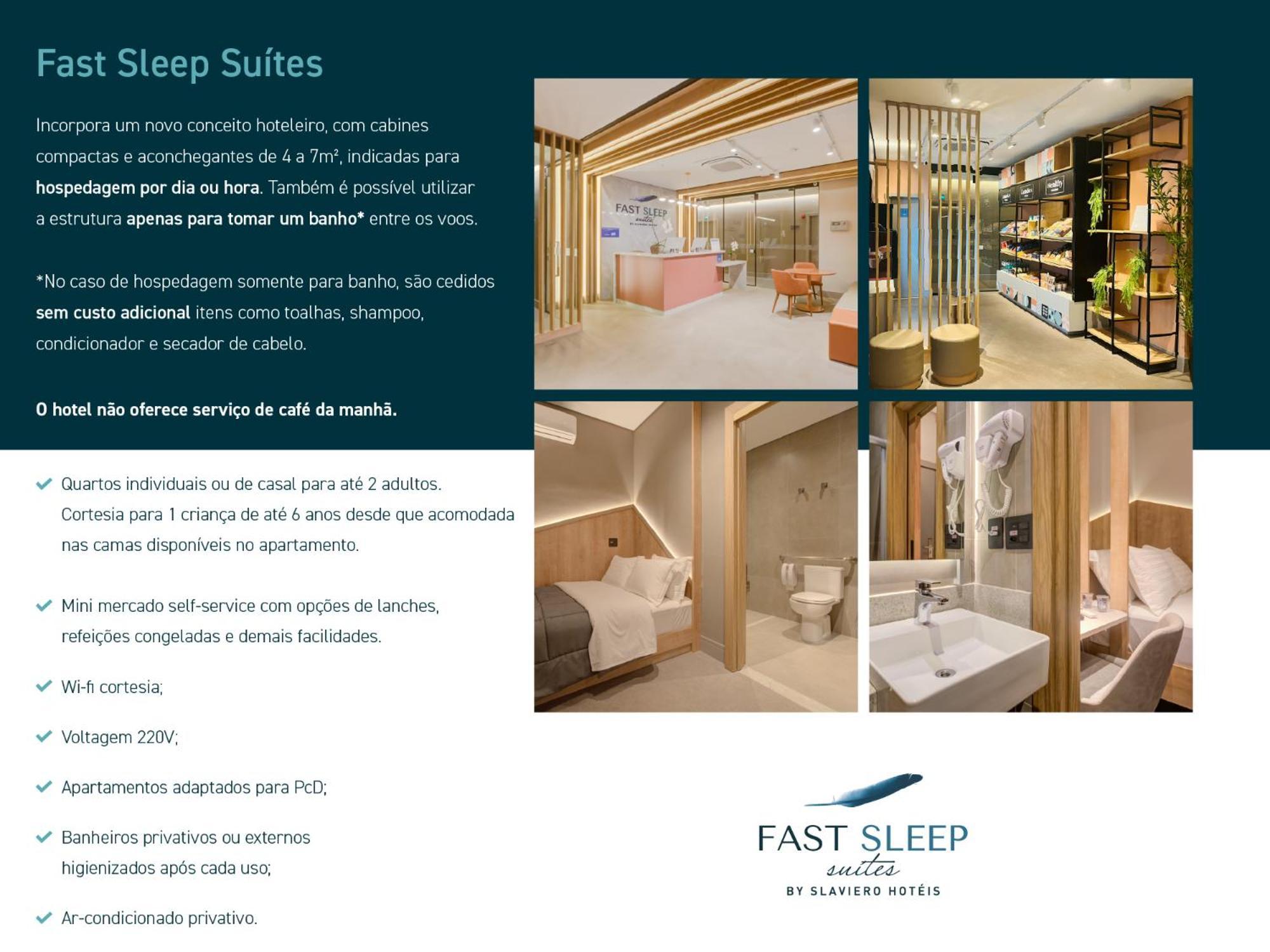 Fast Sleep Suites: Airport Convenience at Guarulhos Terminal 2, Guarulhos